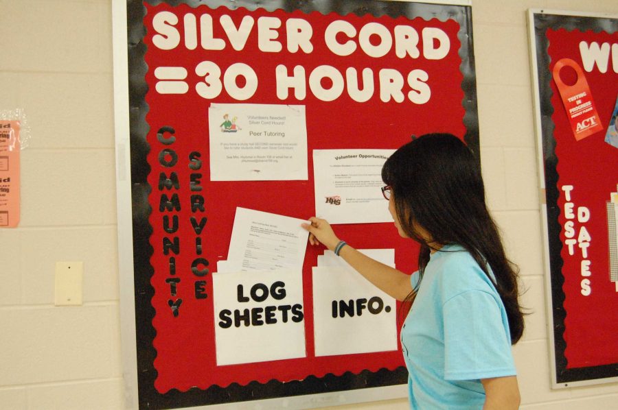 Senior Silver Cord hours tabulated