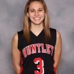 Huntley senior Amanda Kaniewski will not be advancing to the Class 4A Three point showdown final.