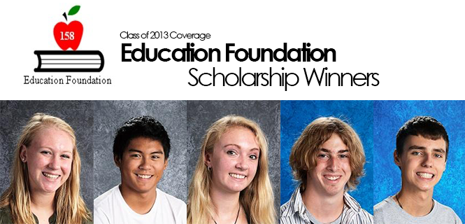 D158 Education Foundation Awards Scholarships to HHS Class of 2013