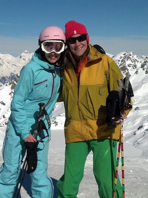 Wills is in Switzerland with her friend after skiing down the Swiss Alps