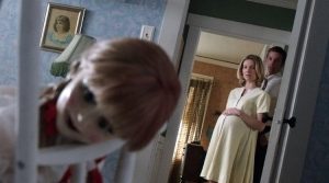 Scene from the new movie, "Annabelle"