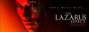 Witness complete on the experiment called 'The Lazarus Effect', in theaters now (Courtesy of www.facebook.com/thelazaruseffect).