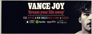 Join Vance Joy as you 'Dream Your Life Away' (Courtesy of www.facebook.com/Vancejoy).