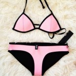Hot pink summer bikini. Courtesy of (www.pinterest.com)