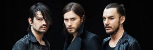 30 Seconds to Mars posing for their most recent album release (Courtesy of www.facebook.com/thirtysecondstomars).
