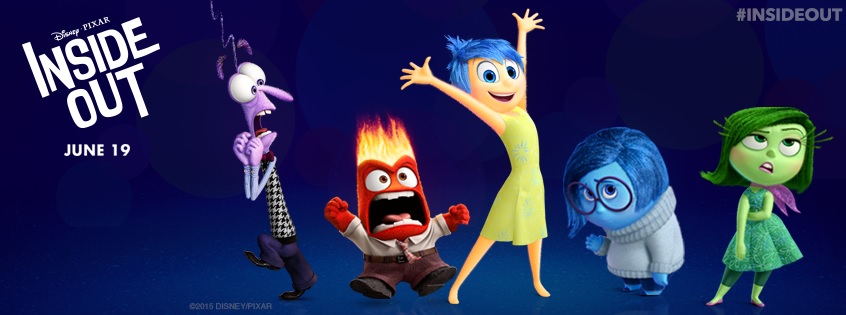 Let your emotions take over with Inside Out, in theaters June 18 (Courtesy of www.facebook.com/PixarInsideOut?fref=ts). 