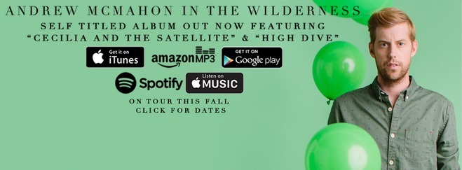 Andrew McMahon in the Wilderness creates a song to connect to his daughter in his self titled album out now (Courtesy of www.facebook.com/andrewmcmahonmusic/photos). 