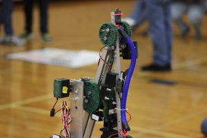 One of the many robot arms that was used for the SCIO HHS Invitational (D. Martin).