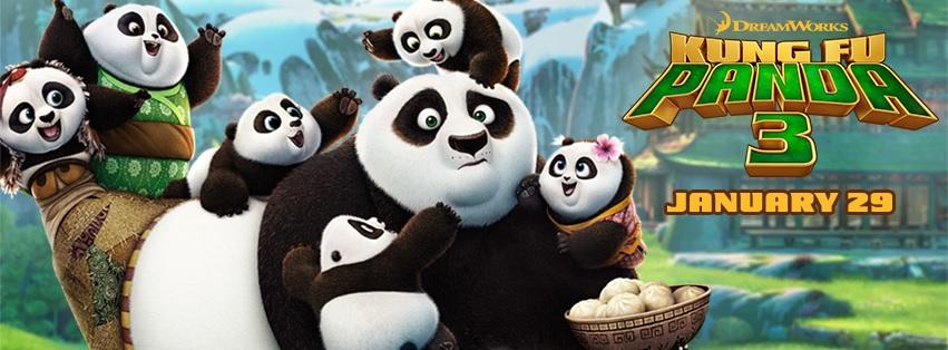 Kung Fu Panda 3 includes a diverse cast and beautiful scenery (Courtesy of www.facebook.com/KungFuPanda/photos/).