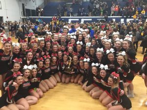 The Red Raiders claimed their 4th straight conference title on Jan. 18 at Cary-Grove HS. (courtesy of @scottrowe)