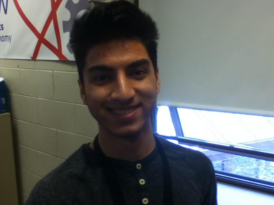 Senior Shazaib Haider after the SCIO Regional competition (M. Syed)