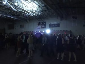 Students dancing at Homecoming