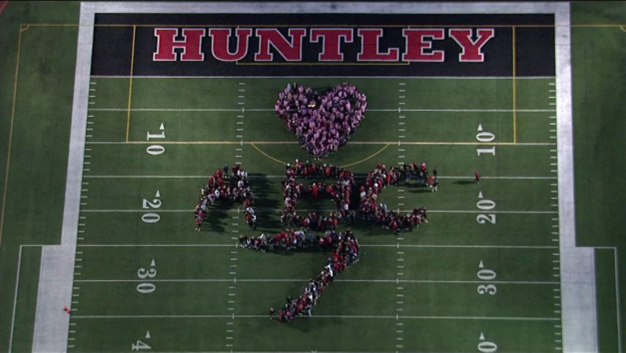 Red Raiders show off their final formation (Courtesy of @TracyButlerABC7
