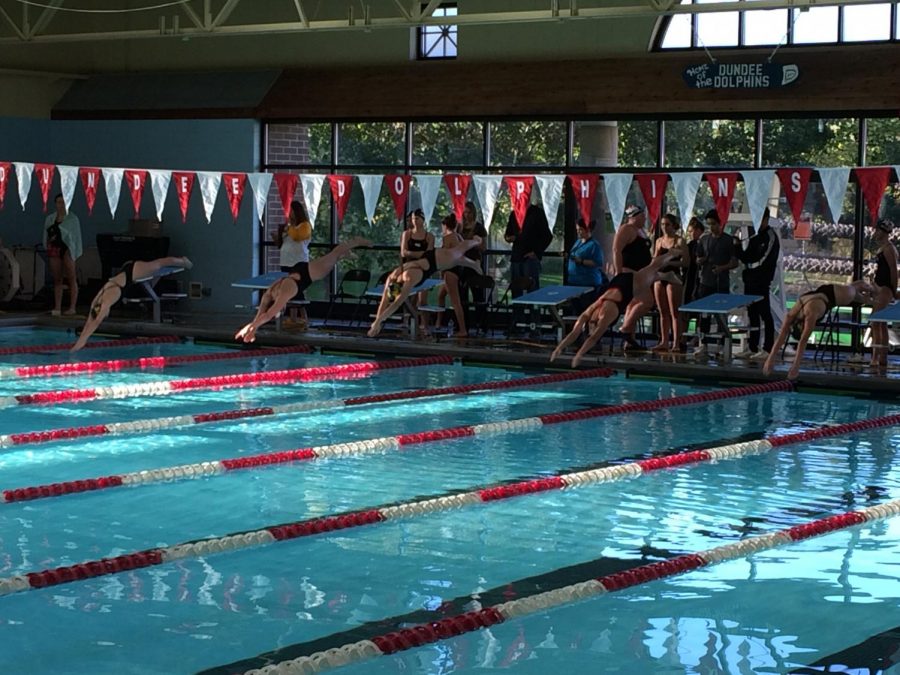The Eternal Rivalry: Jacobs Versus Huntley in Girls Swim Meet