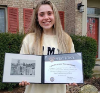 Emily excited receiving her acceptance letter