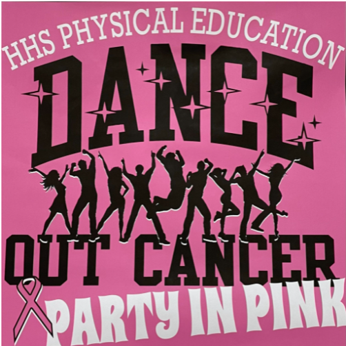 2021 HHS Dance Out Cancer event, time to party in pink. (J. Smith)