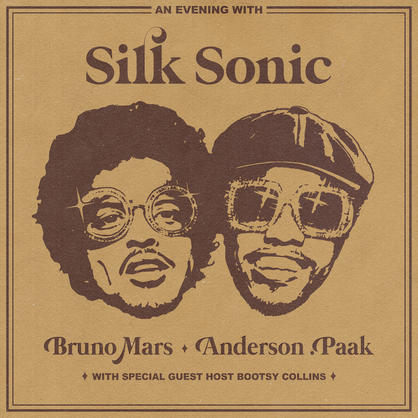 Album cover of “An Evening with Silk Sonic.”