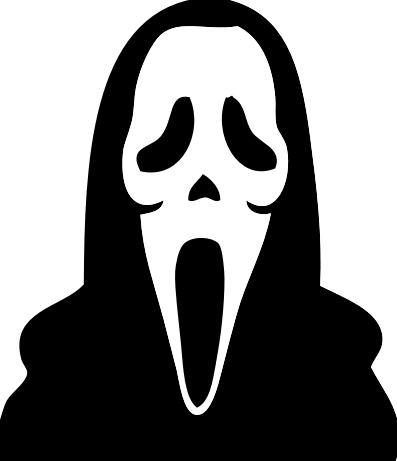 The Scream movie franchise is famous for the iconic ghostface killer.