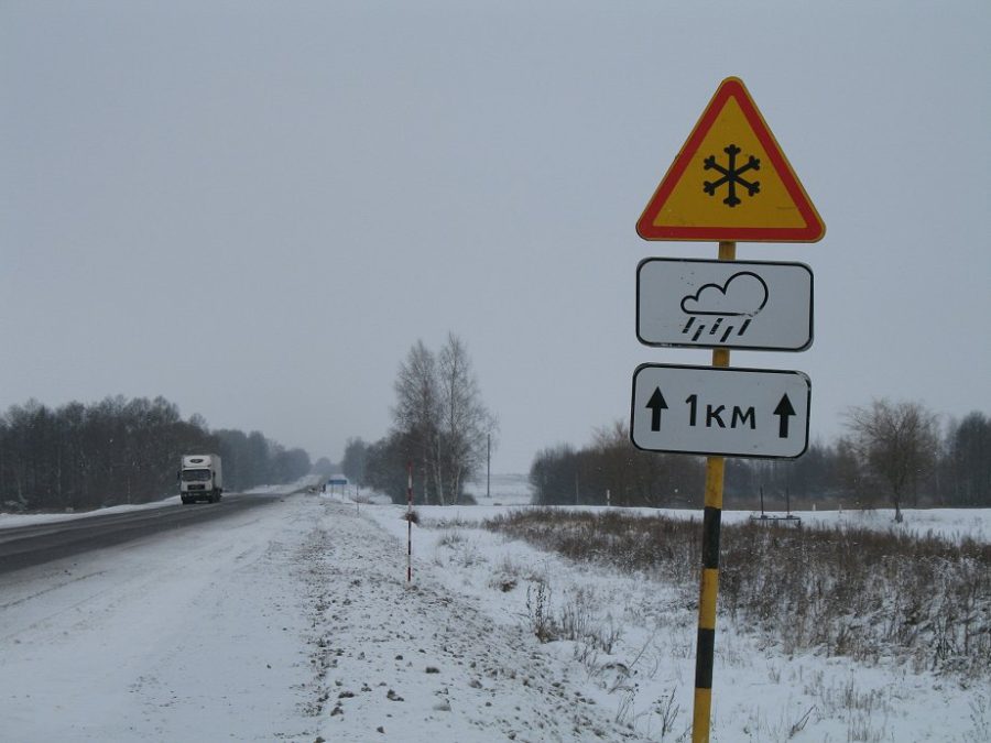 Poor road conditions frighten new drivers in Drivers Education classes.