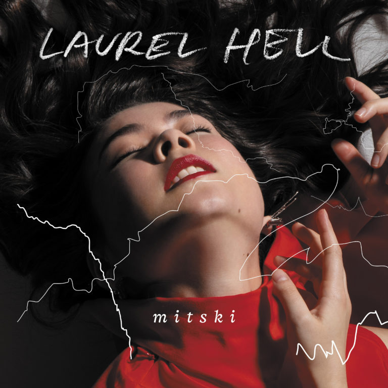 Mitski features herself in the album art of “Laurel Hell.”