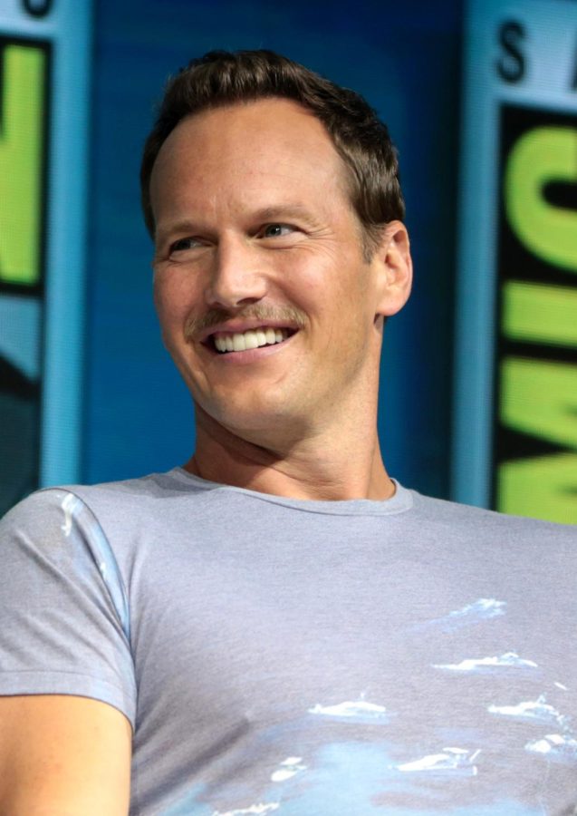 Patrick Wilson, the actor who plays Brian Harper, answers questions at a press conference.