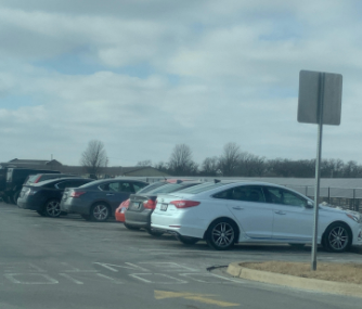 The student parking lot may be one of the more dangerous areas at HHS.