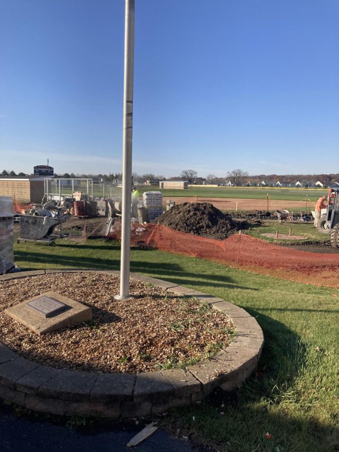 The renovations for the softball/baseball fields.