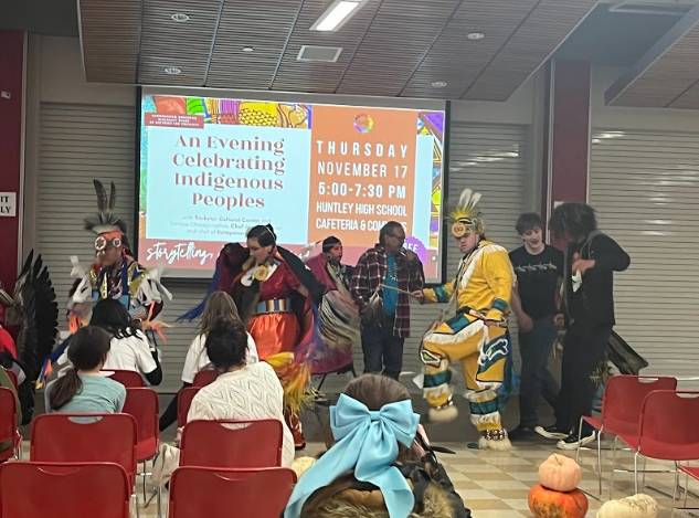 Trickster Cultural Center and students dance around to celebrate RAD’s third big event by listening to stories about culture and watching dance performances.