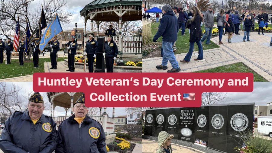 Huntley hosts a Veteran's Day Ceremony and Collection event