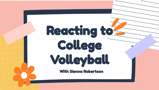 Reacting to College Volleyball