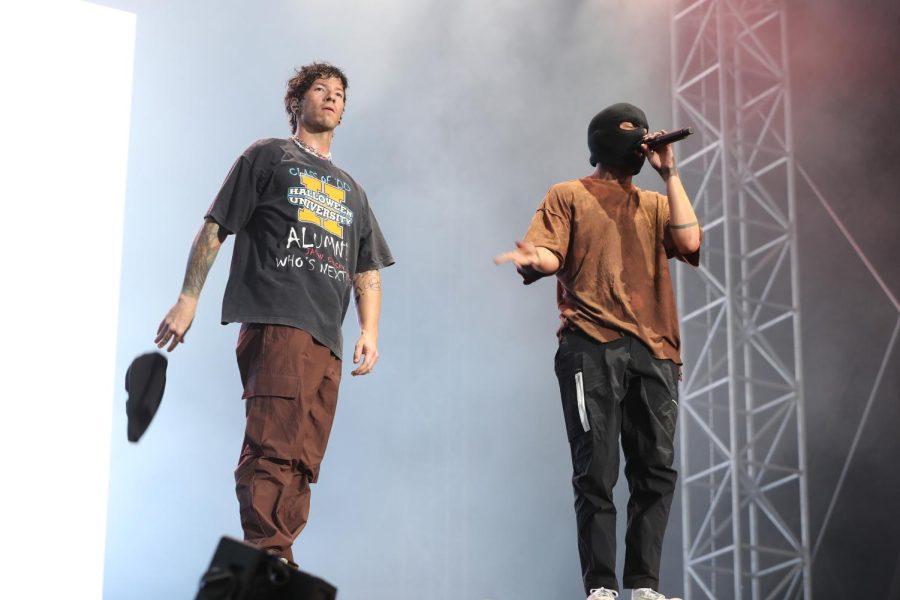 Tyler Joseph and Josh Dun performing at  Southside Festival in Germany.