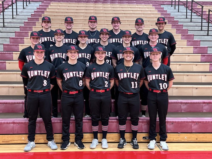 The baseball team is all smiles as their season kicks off.