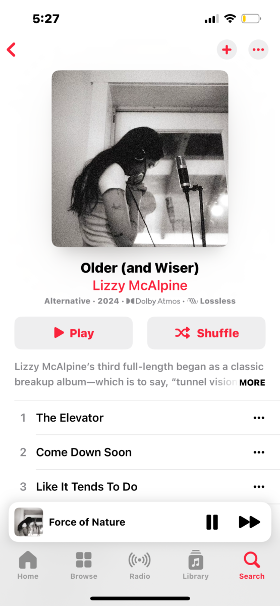 McAlpine’s deluxe album, “Older (and Wiser)” is available on all streaming platforms, such as Apple Music, Spotify, and Amazon Music.