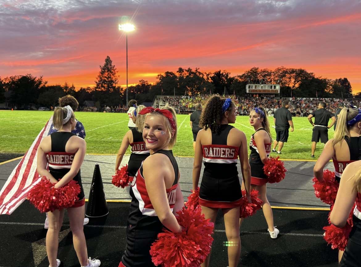 Not only is Rosa a Raider Nation Leader, but she is also co-captain of the varsity cheerleading team and embraces school spirit on the sidelines.