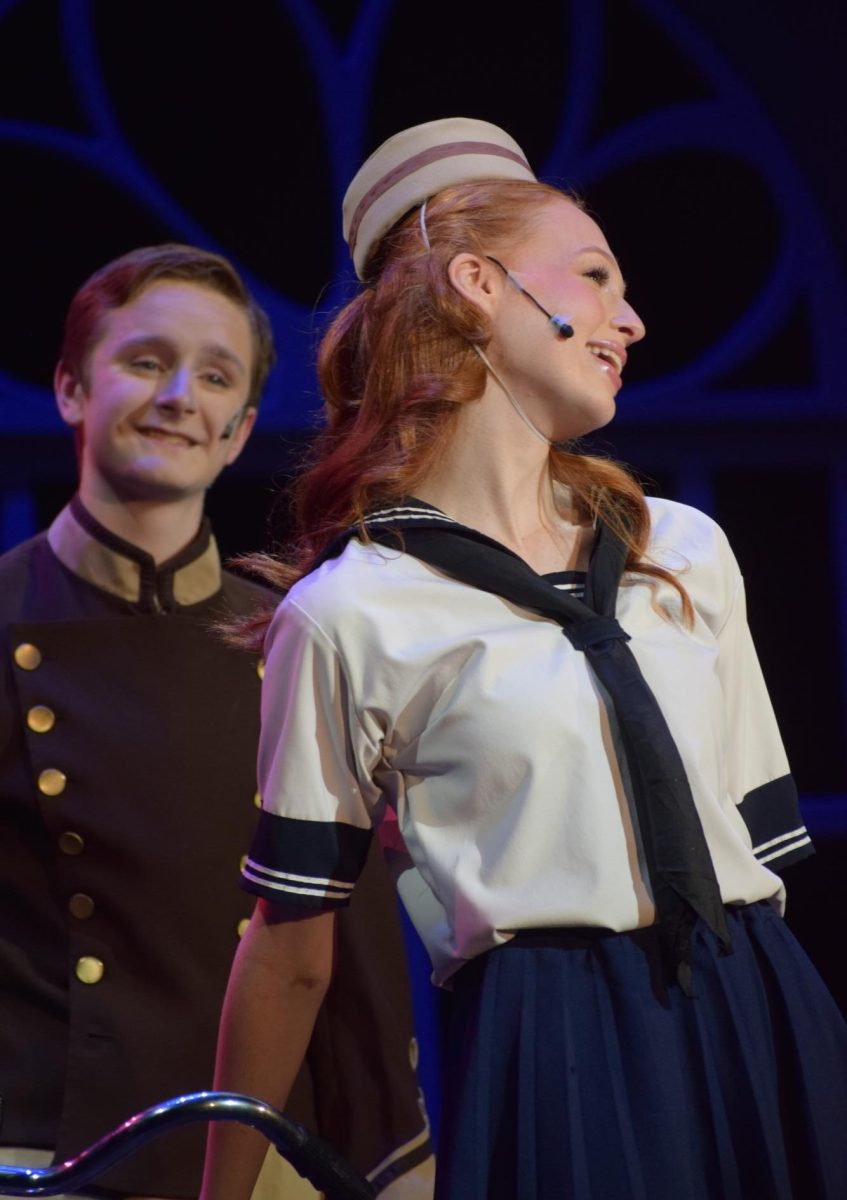Sofija Graba and Finn Harris as Liesel and Rolf singing "Sixteen Going on Seventeen". 