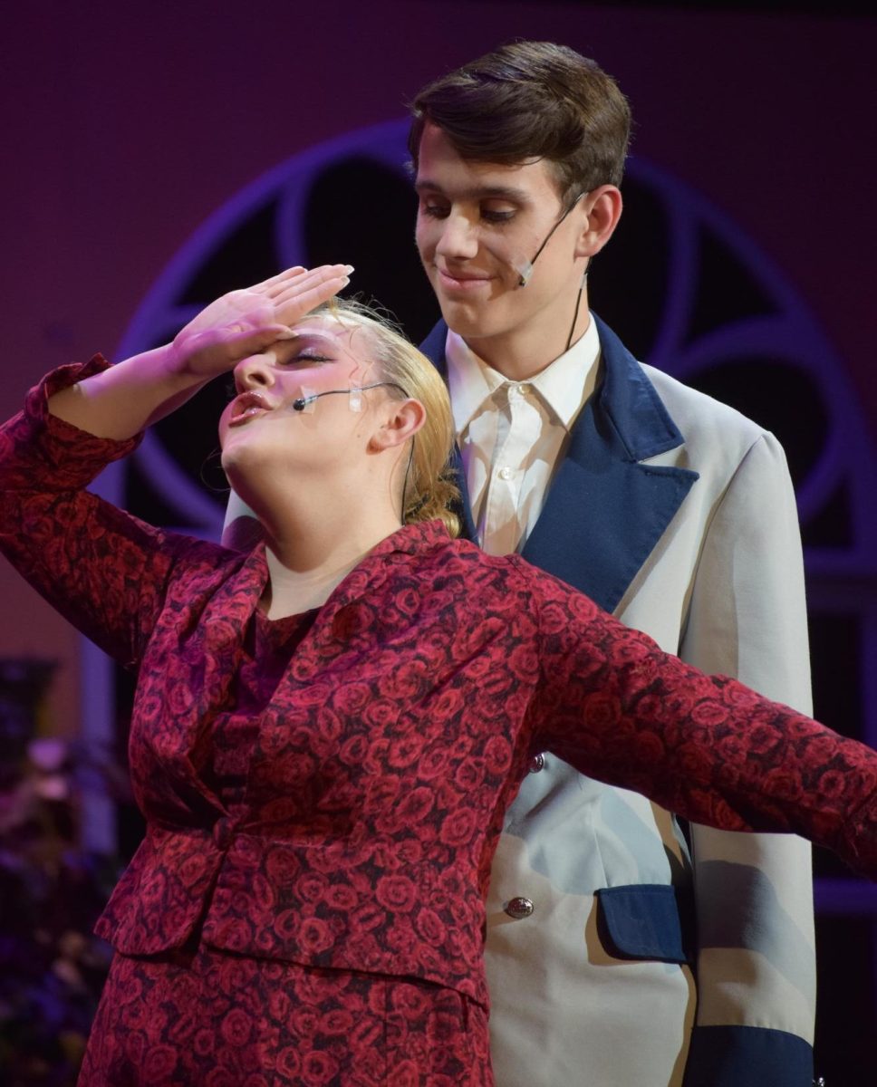 Daniella Swim as Elsa with Bobby Zimmerman as Captain Von Trapp. 