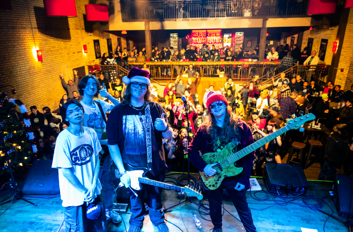 Paperboy Riot after their Dec. 26 show. 