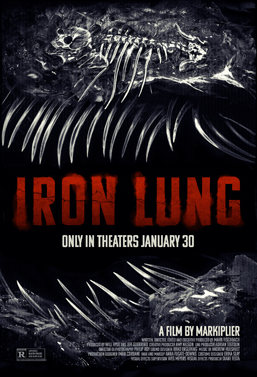 The official movie poster for “Iron Lung”